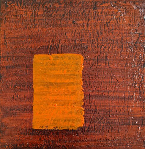 Untitled (Orange Flag No. 1) di Renzo Buggiani, Pittura in vendita su Singulart