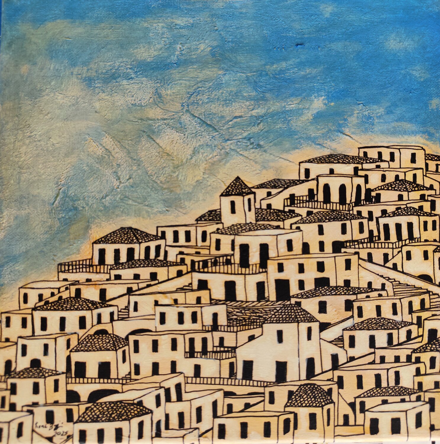 La Città Bianca - A Miniature Renzo Buggiani