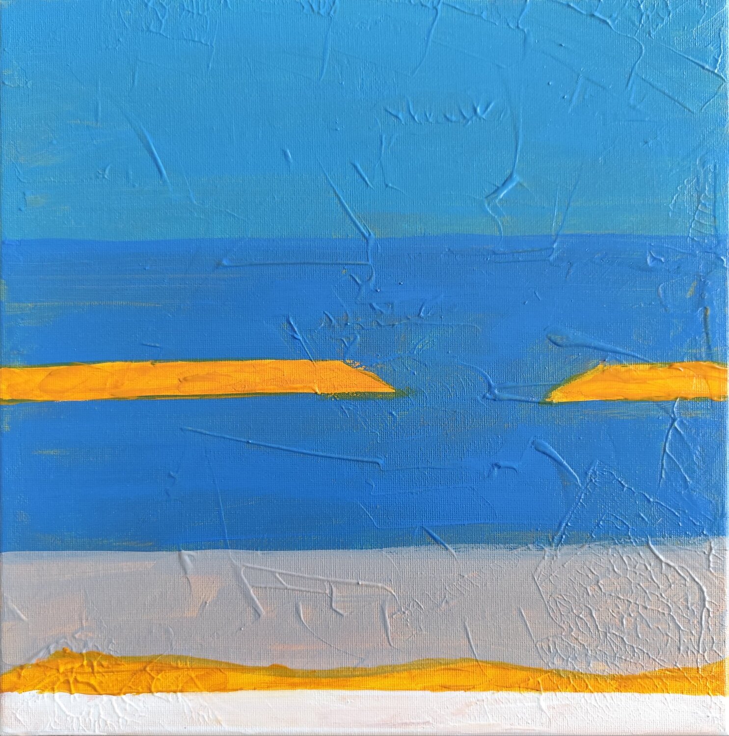 Sea-Side: Litorale Pisano #3 Renzo Buggiani Originalgemälde zu verkaufen