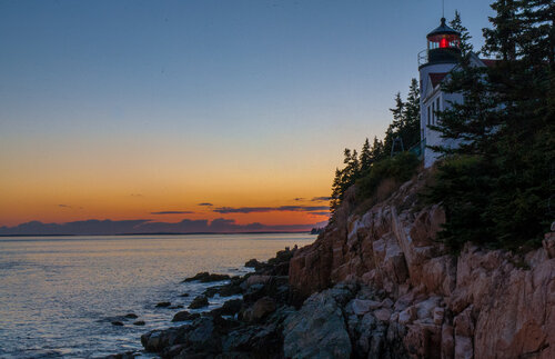 Lighthouse Acadia Maine Alain  Goulet