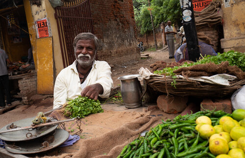 Vegetable Stand India Alain  Goulet