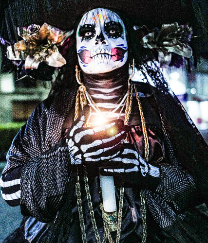 Oaxaca Day of the Dead Intense van Alain  Goulet, Fotografie te koop op Singulart