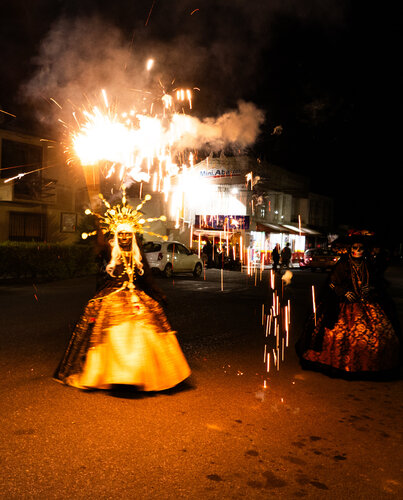 Oaxaca Day of the Dead Fireworks on Display van Alain  Goulet, Fotografie te koop op Singulart