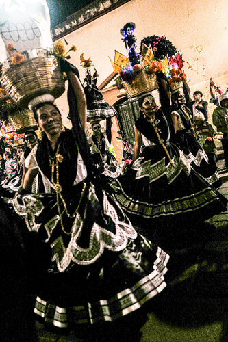 oaxaca Day of the Dead Parade Festivities 2 van Alain  Goulet, Fotografie te koop op Singulart