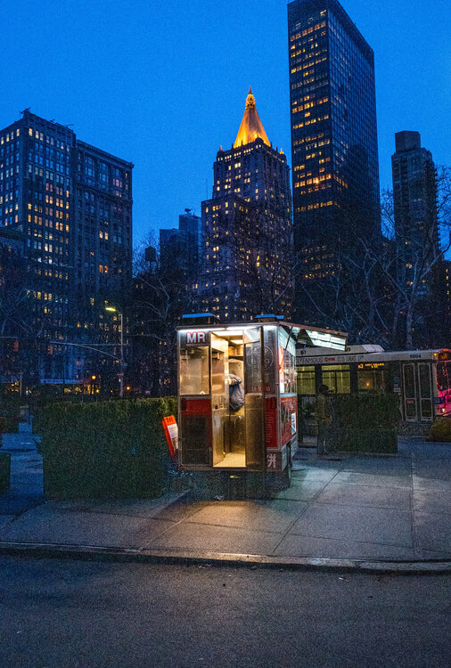 Food truck resting for the night Alain  Goulet