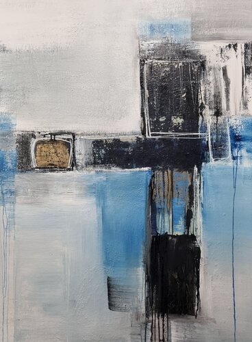 Explode by Monika Signer, 油畫 for Sale on Singulart