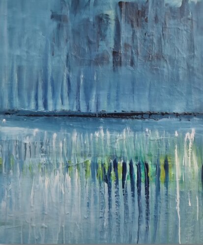 Waiting4u di Monika Signer, Pittura in vendita su Singulart