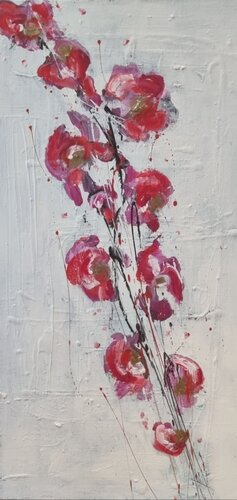 Whispers of the Orchids van Monika Signer, Schilderij te koop op Singulart