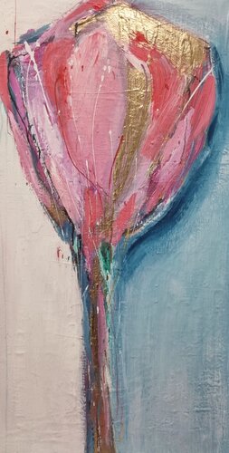 petal rise by Monika Signer, Painting for Sale on Singulart