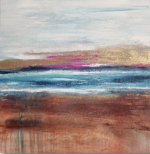Horizon of light di Monika Signer, Pittura in vendita su Singulart
