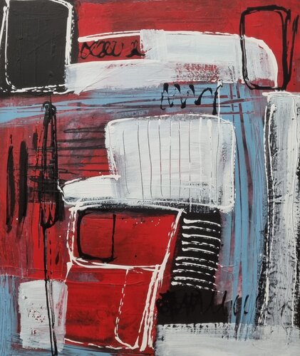 Held Together di Monika Signer, Pittura in vendita su Singulart