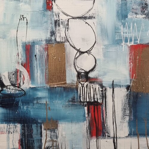 Quiet Tensions by Monika Signer, Painting for Sale on Singulart