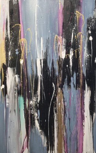 vertical pulse von Monika Signer, Malerei kaufen auf Singulart