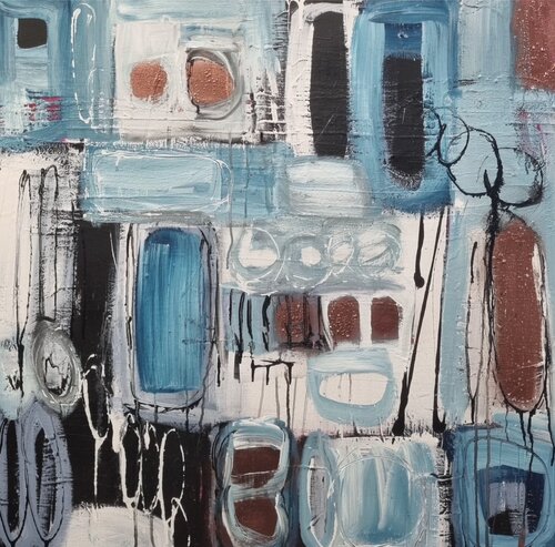 “Where Memories Speak Softly” van Monika Signer, Schilderij te koop op Singulart