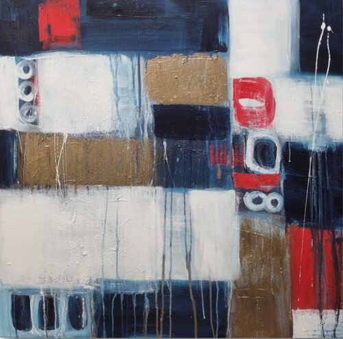 Love composition di Monika Signer, Pittura in vendita su Singulart