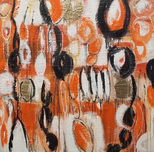 Burning silence von Monika Signer, Malerei kaufen auf Singulart