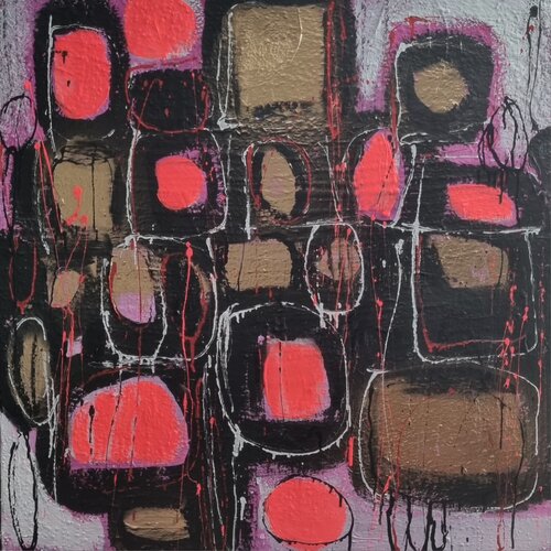 City Pulses by Monika Signer, Painting for Sale on Singulart
