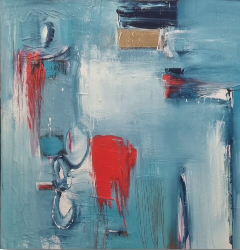 With you by Monika Signer, Painting for Sale on Singulart