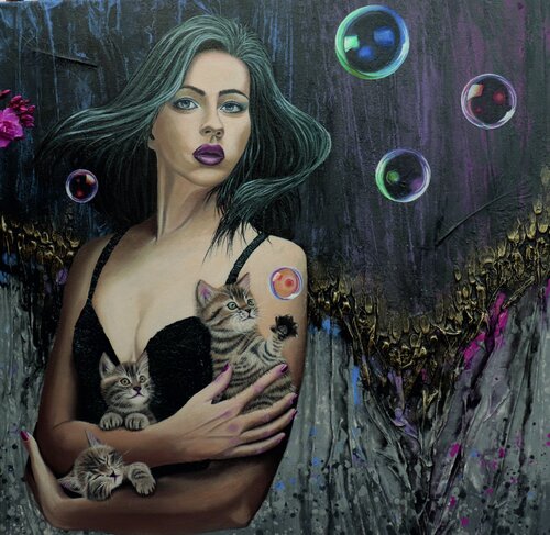 STELLA'S STARS di Zuzana Murenji Domonkos, Pittura in vendita su Singulart