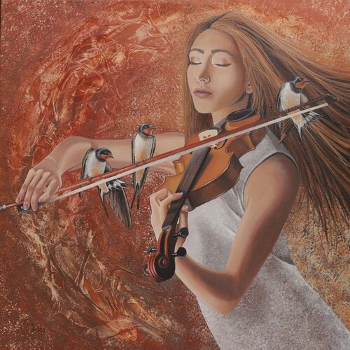 The Symphony of Silence von Zuzana Murenji Domonkos, Malerei kaufen auf Singulart