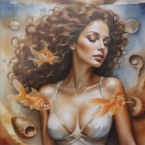 Under a Lucky Star by Zuzana Murenji Domonkos, Work on Paper for Sale on Singulart