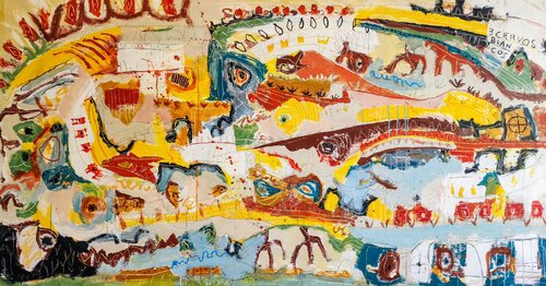 3 Ciervos Blancos di Alfonso Sánchez, Pittura in vendita su Singulart