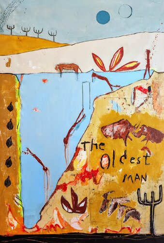 The oldest man di Alfonso Sánchez, Pittura in vendita su Singulart