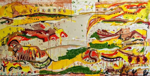 De las dudas infinitas van Alfonso Sánchez, Schilderij te koop op Singulart
