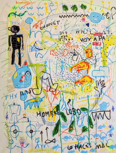 Voy a pasármelo bien van Alfonso Sánchez, Schilderij te koop op Singulart