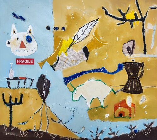 A story of a story van Alfonso Sánchez, Schilderij te koop op Singulart