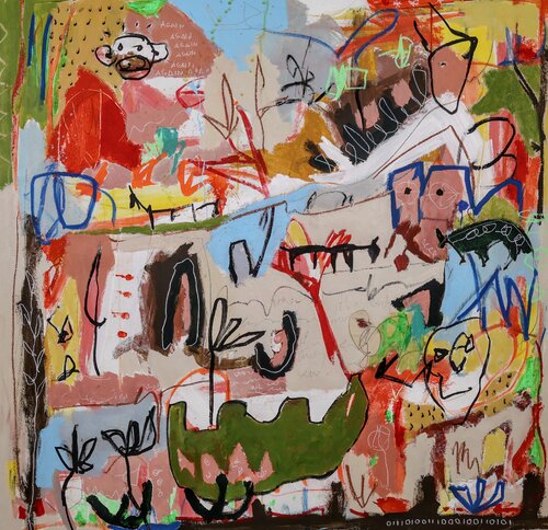 Again and again van Alfonso Sánchez, Schilderij te koop op Singulart