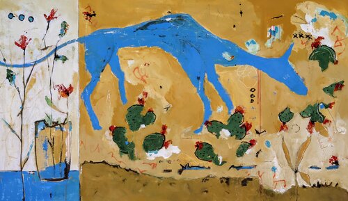 Vivir y soñar van Alfonso Sánchez, Schilderij te koop op Singulart