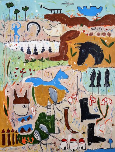 Walls van Alfonso Sánchez, Schilderij te koop op Singulart
