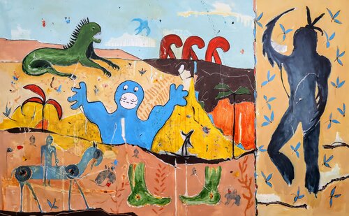 I follow the sound of the owl par Alfonso Sánchez, Peinture en vente sur Singulart