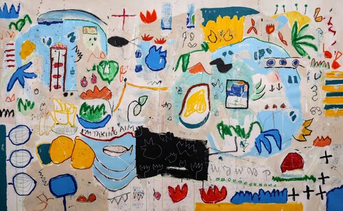 Bubblegun par Alfonso Sánchez, Peinture en vente sur Singulart