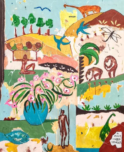 A voice I need to hear par Alfonso Sánchez, Peinture en vente sur Singulart