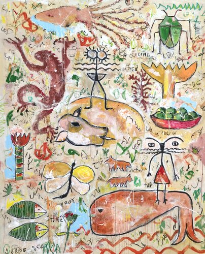 I've swam before di Alfonso Sánchez, Pittura in vendita su Singulart