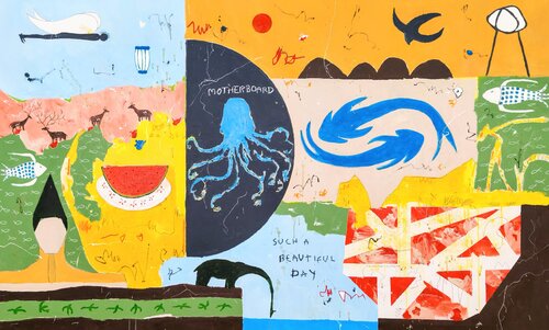 Motherboard par Alfonso Sánchez, Peinture en vente sur Singulart