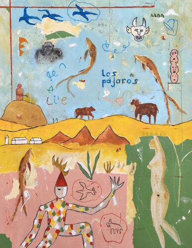 Los pájaros di Alfonso Sánchez, Pittura in vendita su Singulart