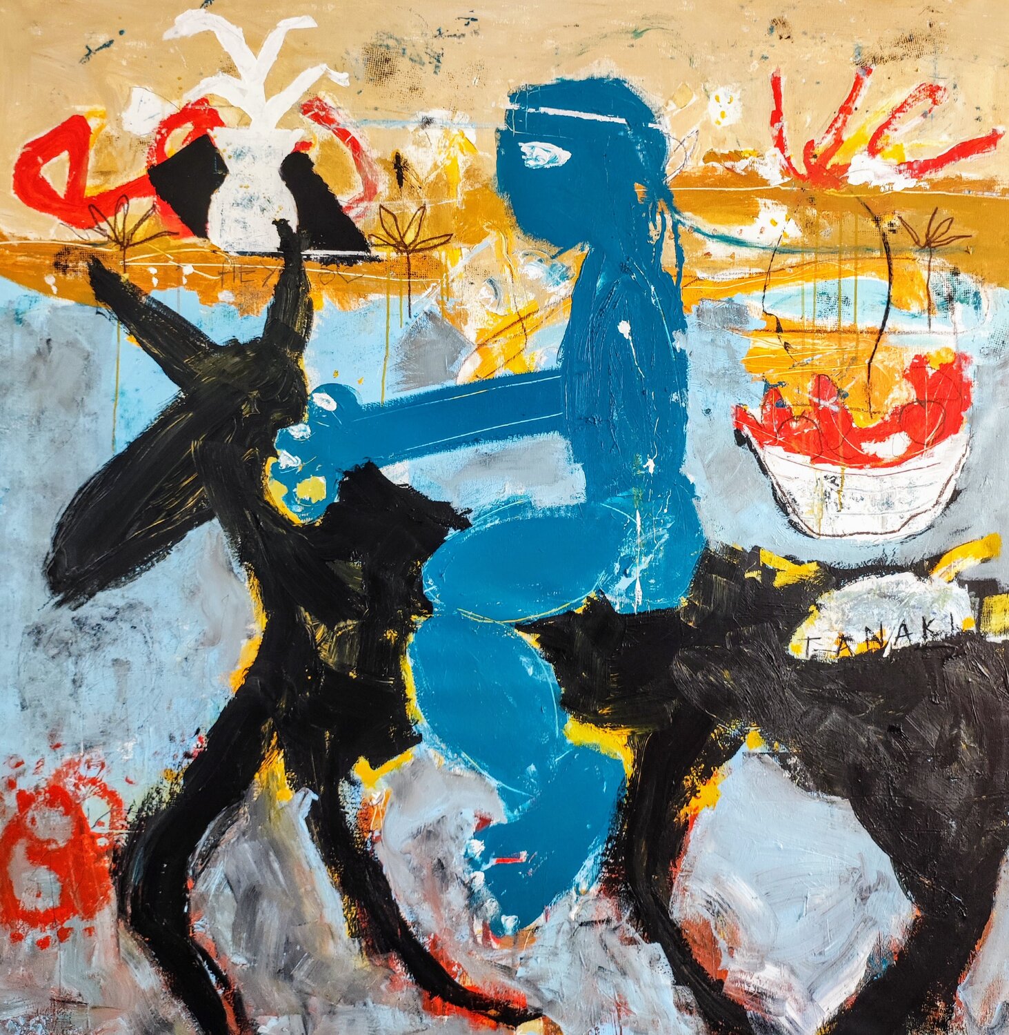 Jinete azul Alfonso Sánchez