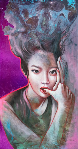 Vento dell'Est van Paola Ruggiero, Schilderij te koop op Singulart