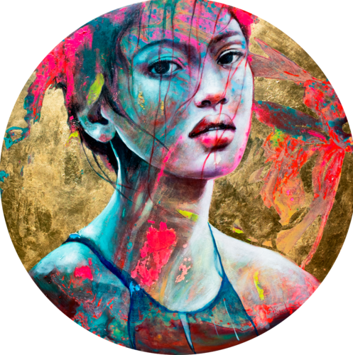 Il Sogno del Loto di Paola Ruggiero, Pittura in vendita su Singulart