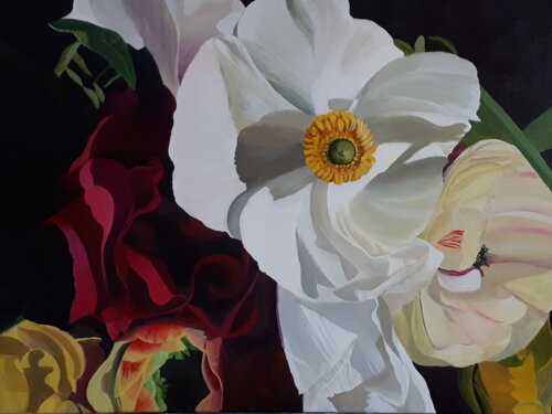 Ranunculus and roses Sylvia Eder
