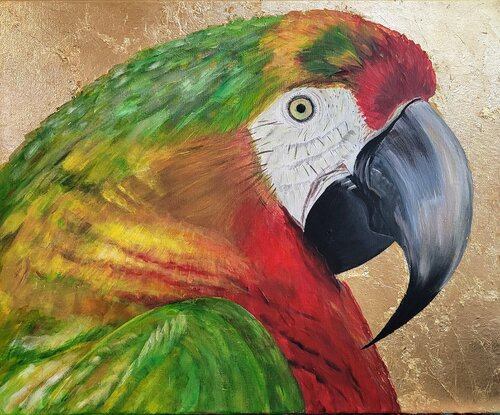 Beauty in gold von Sylvia Eder, Malerei kaufen auf Singulart