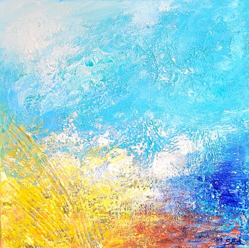 The sea is calling I von Sylvia Eder, Malerei kaufen auf Singulart