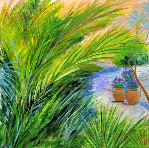 Golden Cicada von Sylvia Eder, Malerei kaufen auf Singulart