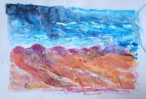 Stormy lands by Sylvia Eder, 회화 for Sale on Singulart