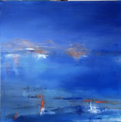 Douceur marine van Sandrine Belmont, Schilderij te koop op Singulart