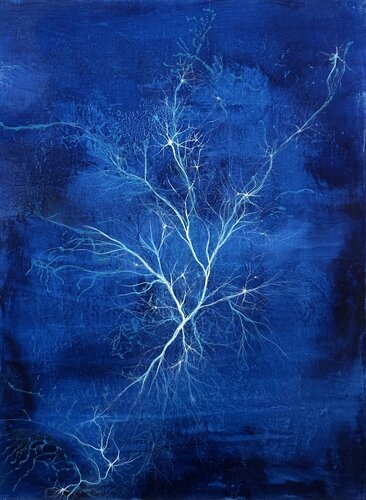 Eclosion intérieure van Sandrine Belmont, Schilderij te koop op Singulart