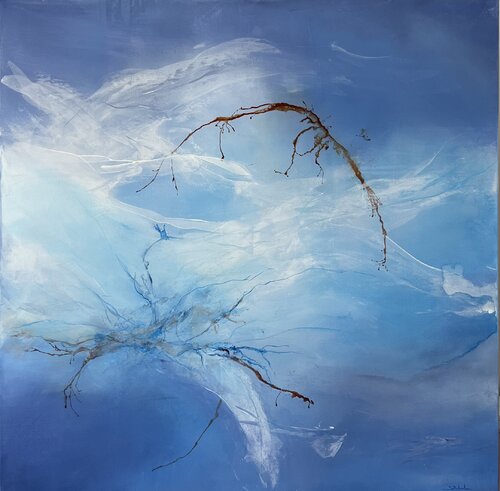 Voyage onirique van Sandrine Belmont, Schilderij te koop op Singulart